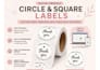 design custom stickers for brand label packaging